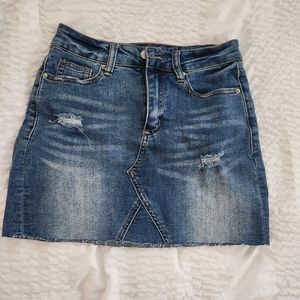 Denim 5 Pocket Mini Skirt